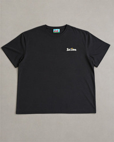 Men's Red Letters Lord Lift Me Up Rope T-Shirt Black lordtee-blk