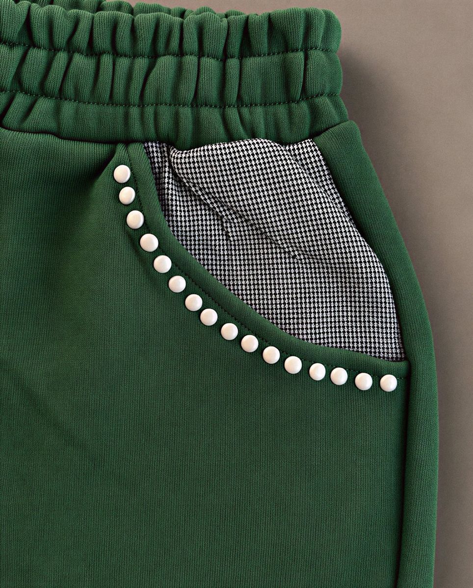 Men's Red Letters At The Garden French Terry Sweat Shorts Green grdn-green