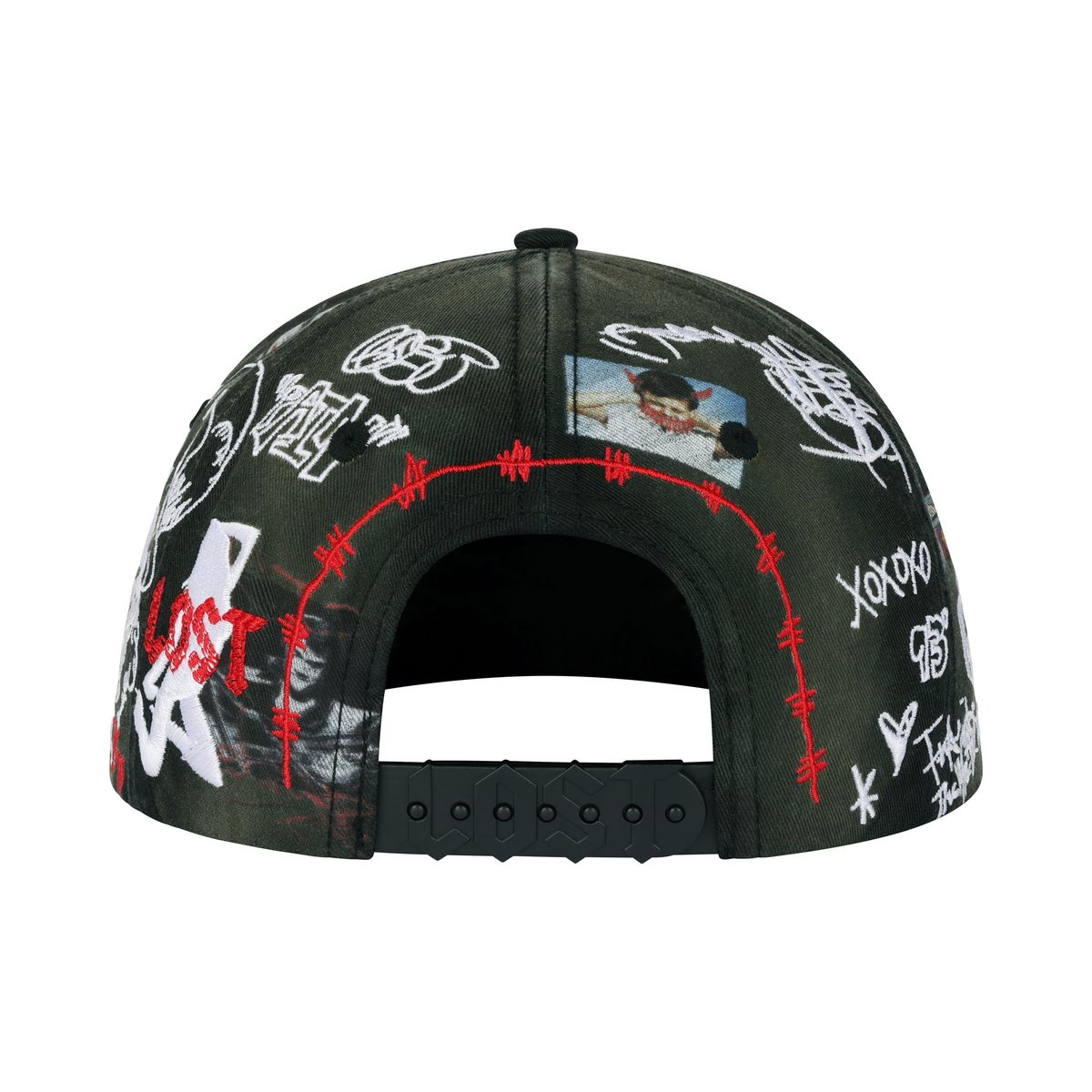 Lost Intricacy Wall Of Fame Snapback Hat Black walloffamecap-blk