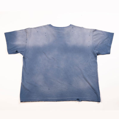 TLDR Potassium Sun Washed Distressed T-Shirt Blue TL6702-BLUE
