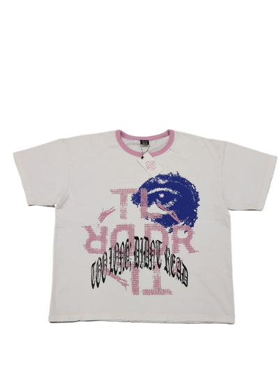 TLDR Ringer T-Shirt Beige TL6704-CREAM