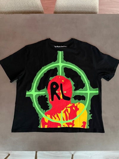 Men's Red Letters We Don't Miss T-Shirt Black wdntmss-blk