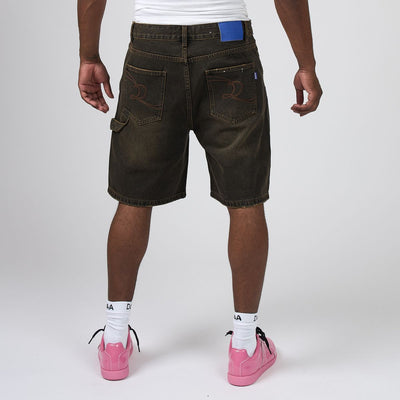 Men's Duaa Park Brown Jean Short Brown parksht-blue