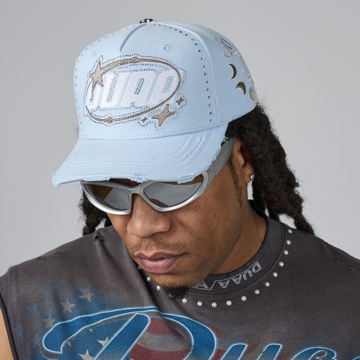 Men's Duaa Breeze Blue Snapback Hat breezehat-blue