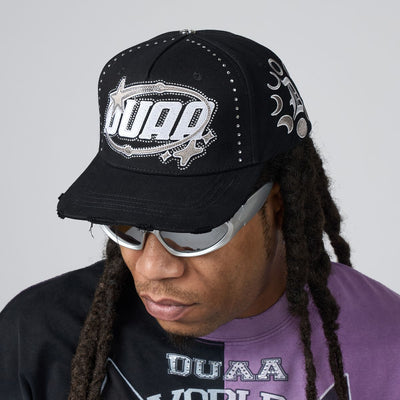 Men's Duaa Onyx Snapback Hat Black onyxhat-blk