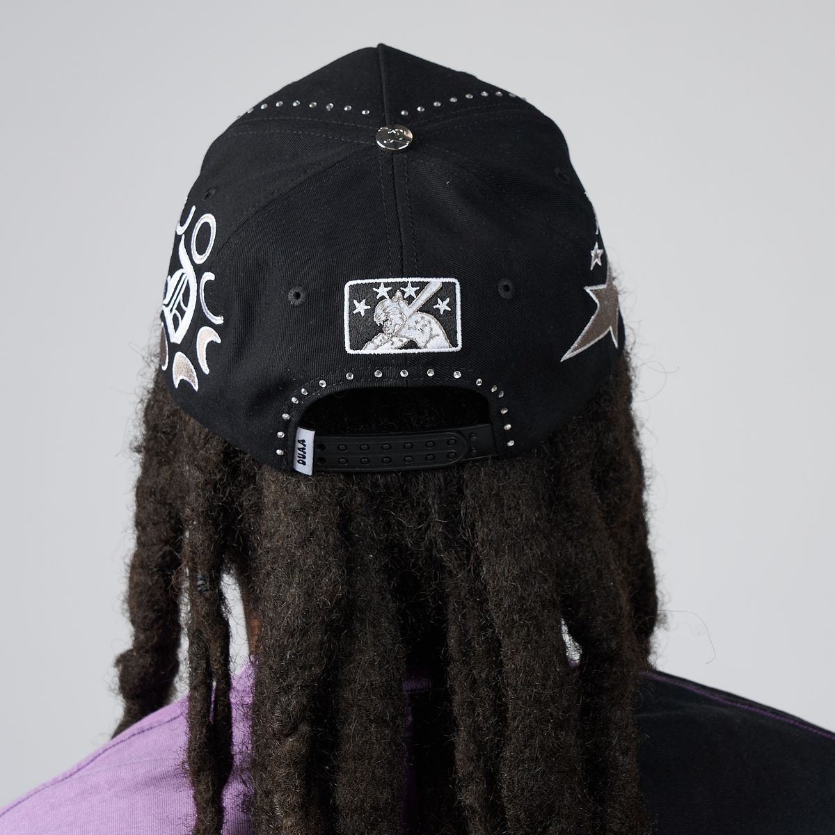 Men's Duaa Onyx Snapback Hat Black onyxhat-blk