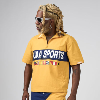 Men's Duaa Yacht Collar Shirt Yellow yachtcollartee-yell