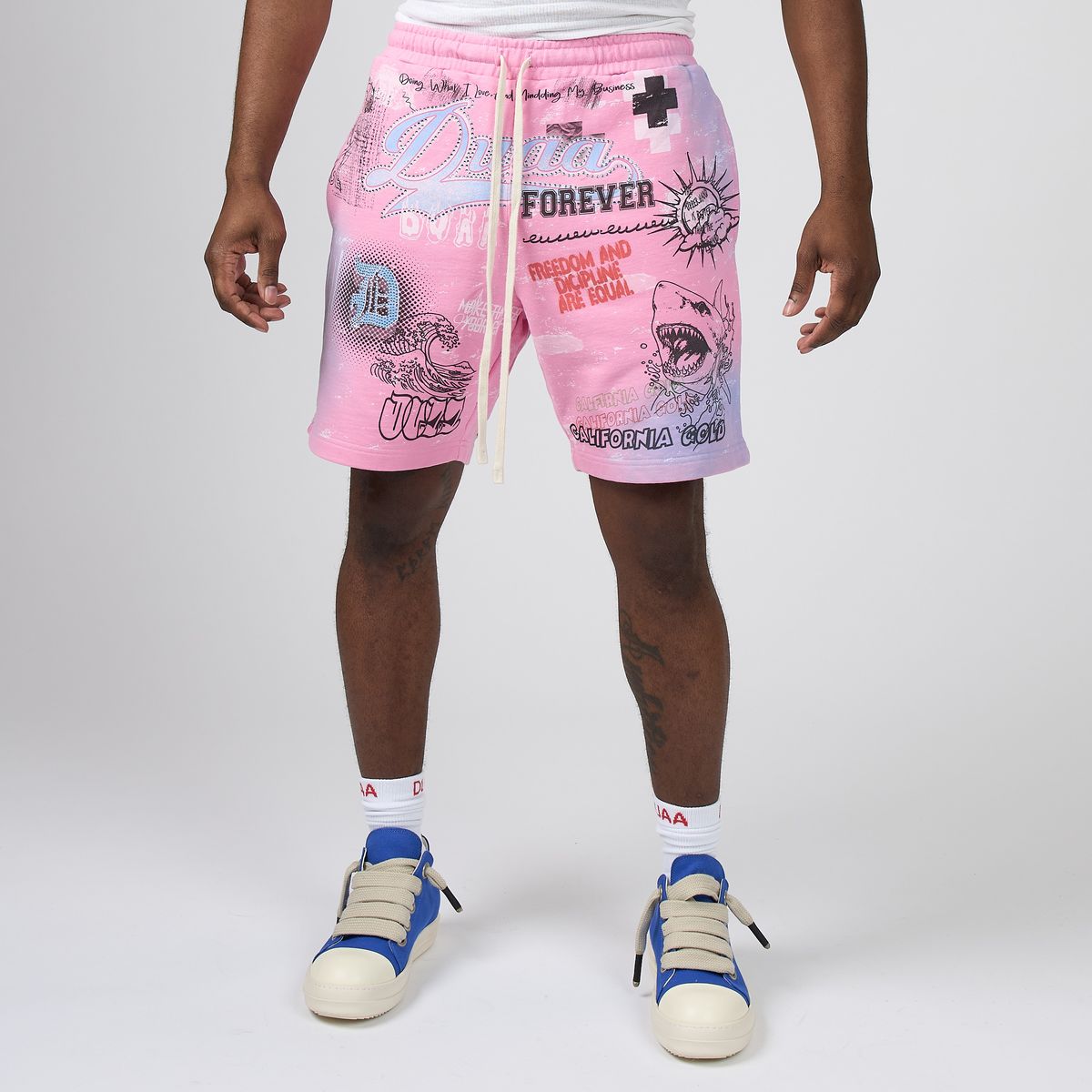 Men's Duaa Cloud Sweat Short Pink cloudsht-pink