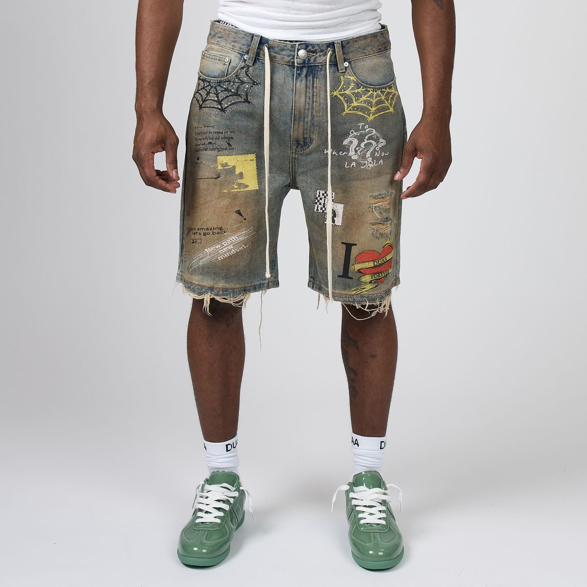 Men's Duaa Sunset Jean Shorts Blue sunsetsht-blue