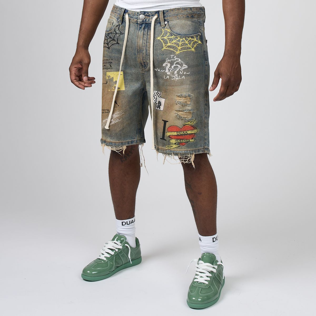 Men's Duaa Sunset Jean Shorts Blue sunsetsht-blue