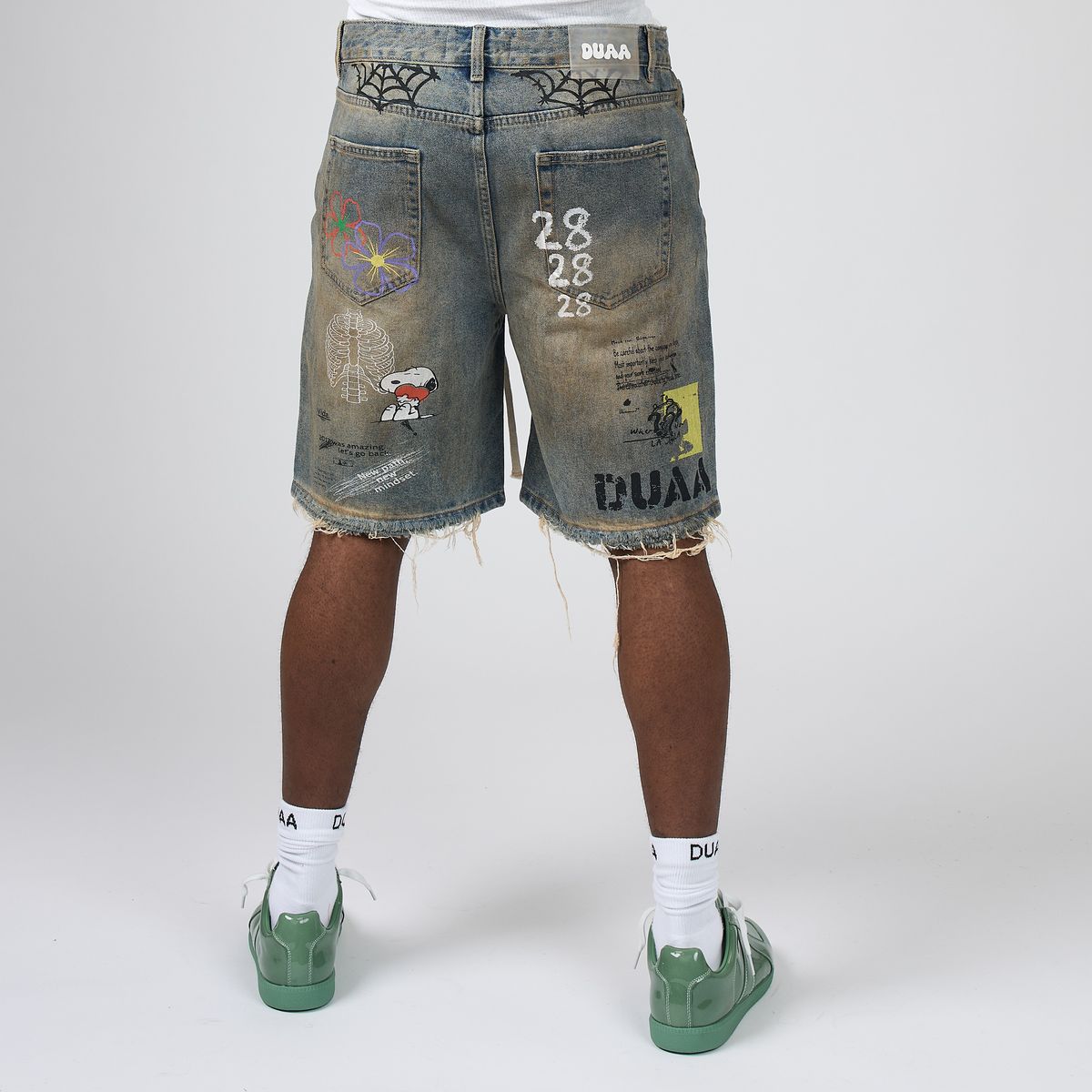 Men's Duaa Sunset Jean Shorts Blue sunsetsht-blue