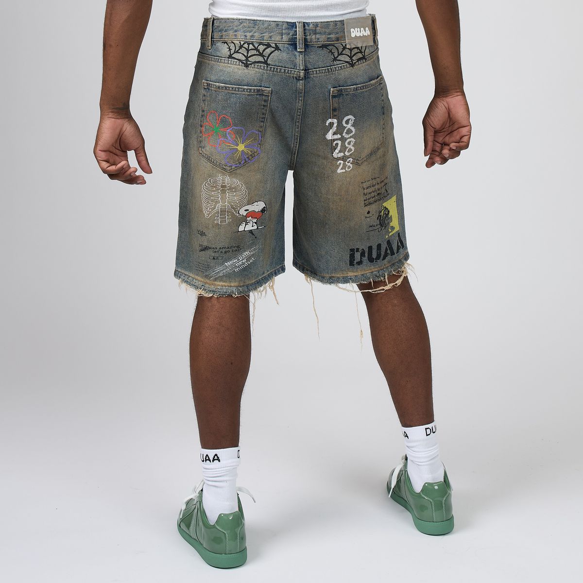 Men's Duaa Sunset Jean Shorts Blue sunsetsht-blue