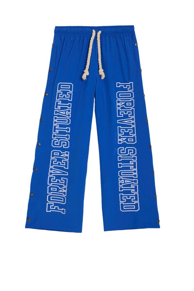 Men's Forever Situated Nylon Track Pants Blue fsnylon2-blue