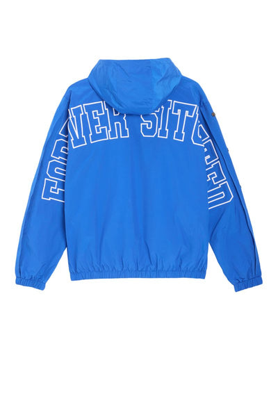 Men's Forever Situated Nylon Track Jacket Blue fsnylonj-blue