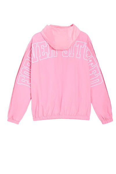 Men's Forever Situated Nylon Track Jacket Pink fsnylonj-pink