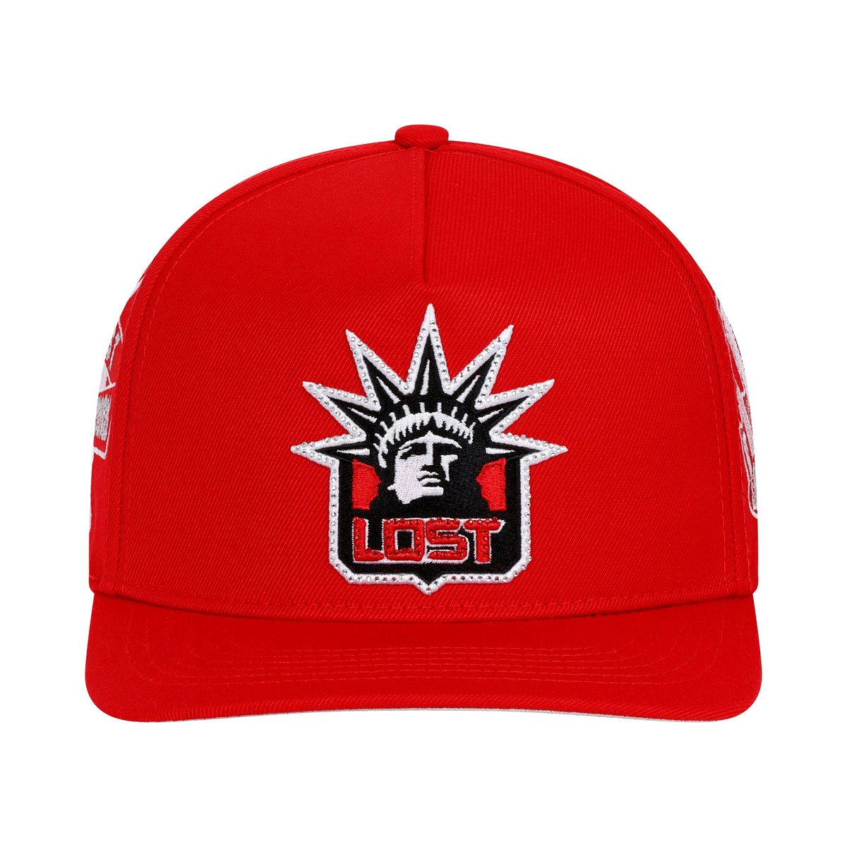 Men's Lost Intricacy Liberty Snapback Hat Red lostlibertycap-red