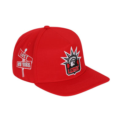 Men's Lost Intricacy Liberty Snapback Hat Red lostlibertycap-red