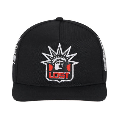 Men's Lost Intricacy Liberty Black/Red lostlibertycap-bkrd