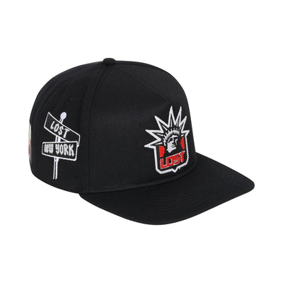 Men's Lost Intricacy Liberty Black/Red lostlibertycap-bkrd