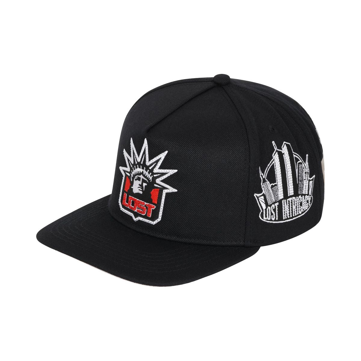 Men's Lost Intricacy Liberty Black/Red lostlibertycap-bkrd