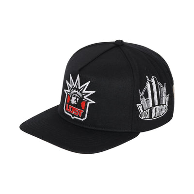 Men's Lost Intricacy Liberty Black/Red lostlibertycap-bkrd