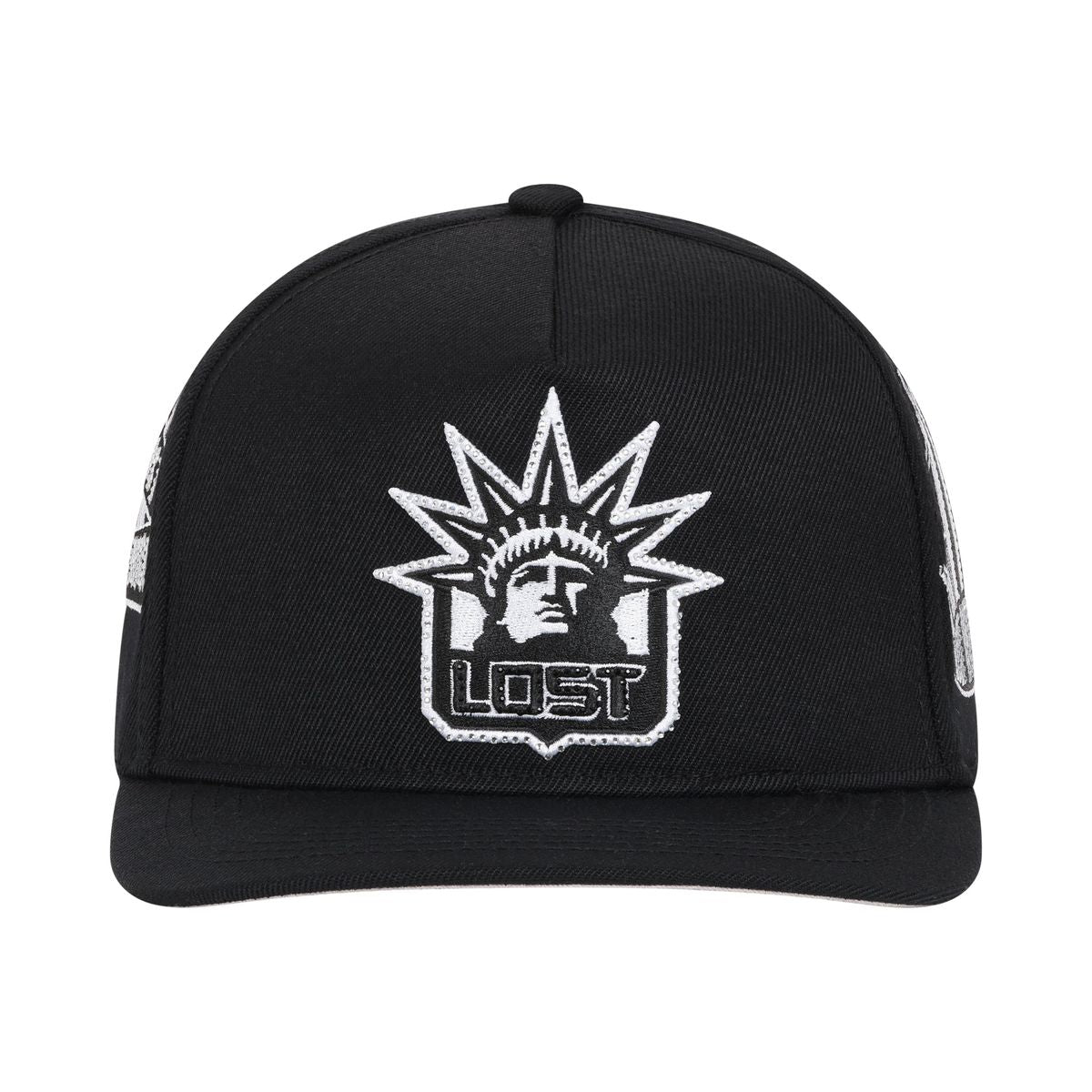 Men's Lost Intricacy Liberty Snapback Hat Black lostlibertycap-blk