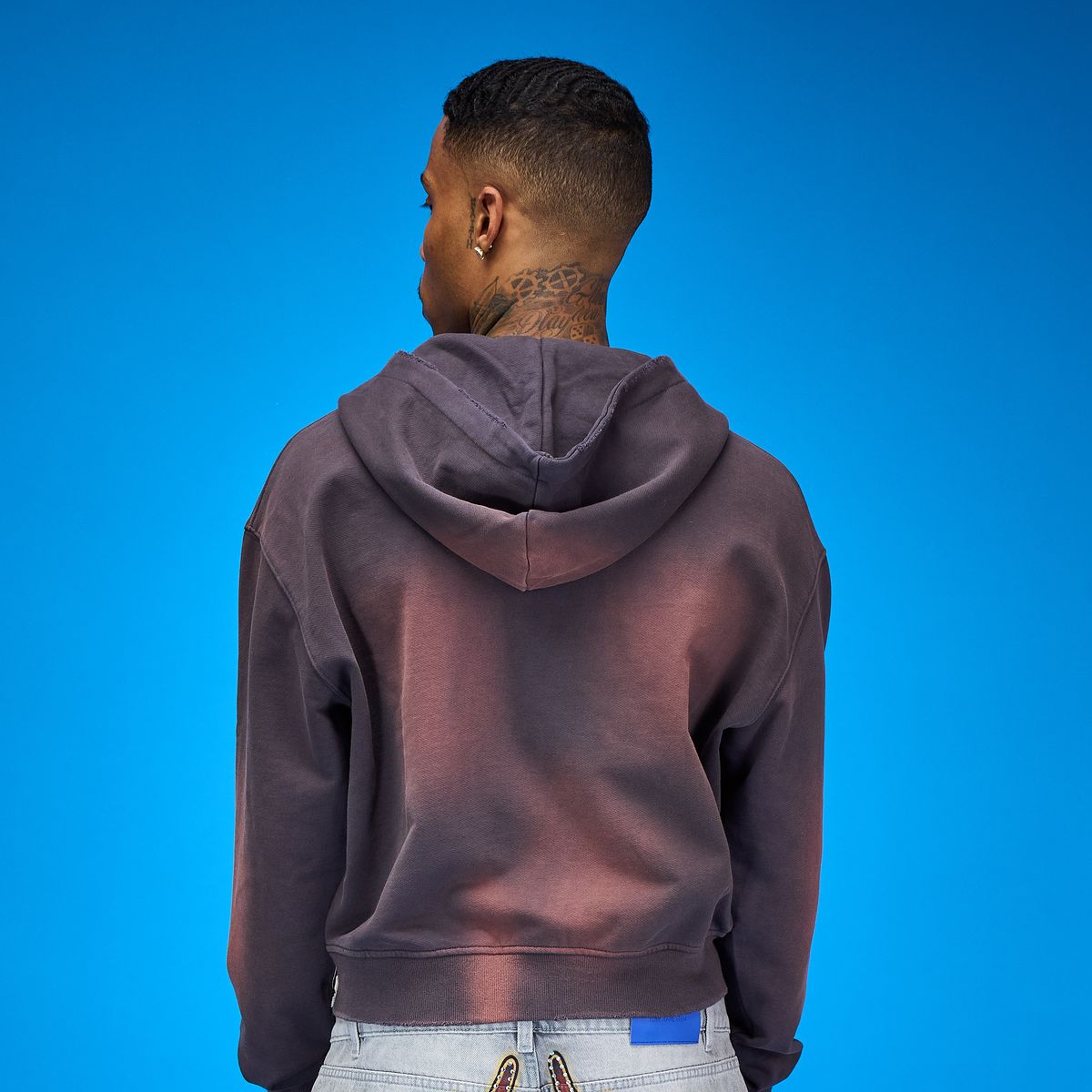 Men's Duaa Full Zip Hoodie Cave Stone cavehoodie-gry