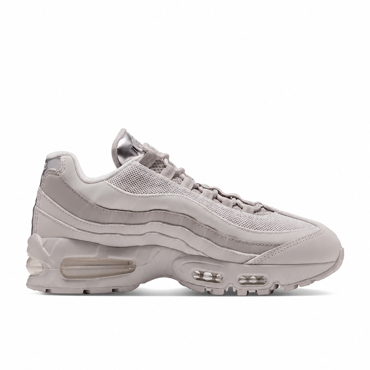 Women's Nike Air Max 95 Big Bubble Chrome Light Bone/Cream II/Sail/Metallic Silver IV3305-001