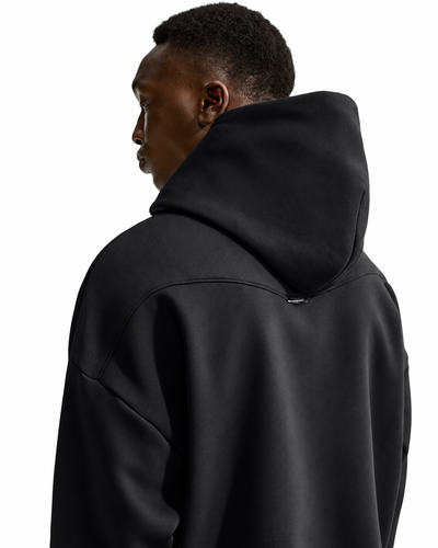 Men's Nike Standard Issue Therma-FIT Brushed Basketball Pullover Hoodie Black/Pale Ivory IM5918-010