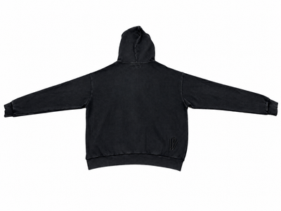 Men's Wave District Studio Full Zip Hoodie Black WDS-2H005A-BLK