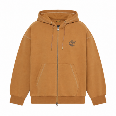 Men's Timberland Iconic Full-Zip Hoodie Wheat tbc0yhb0p47