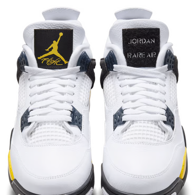 Men's Air Jordan 4 Retro Rare Air Tour Yellow White/Tour Yellow/Dark Blue Grey/Black IO2463-102