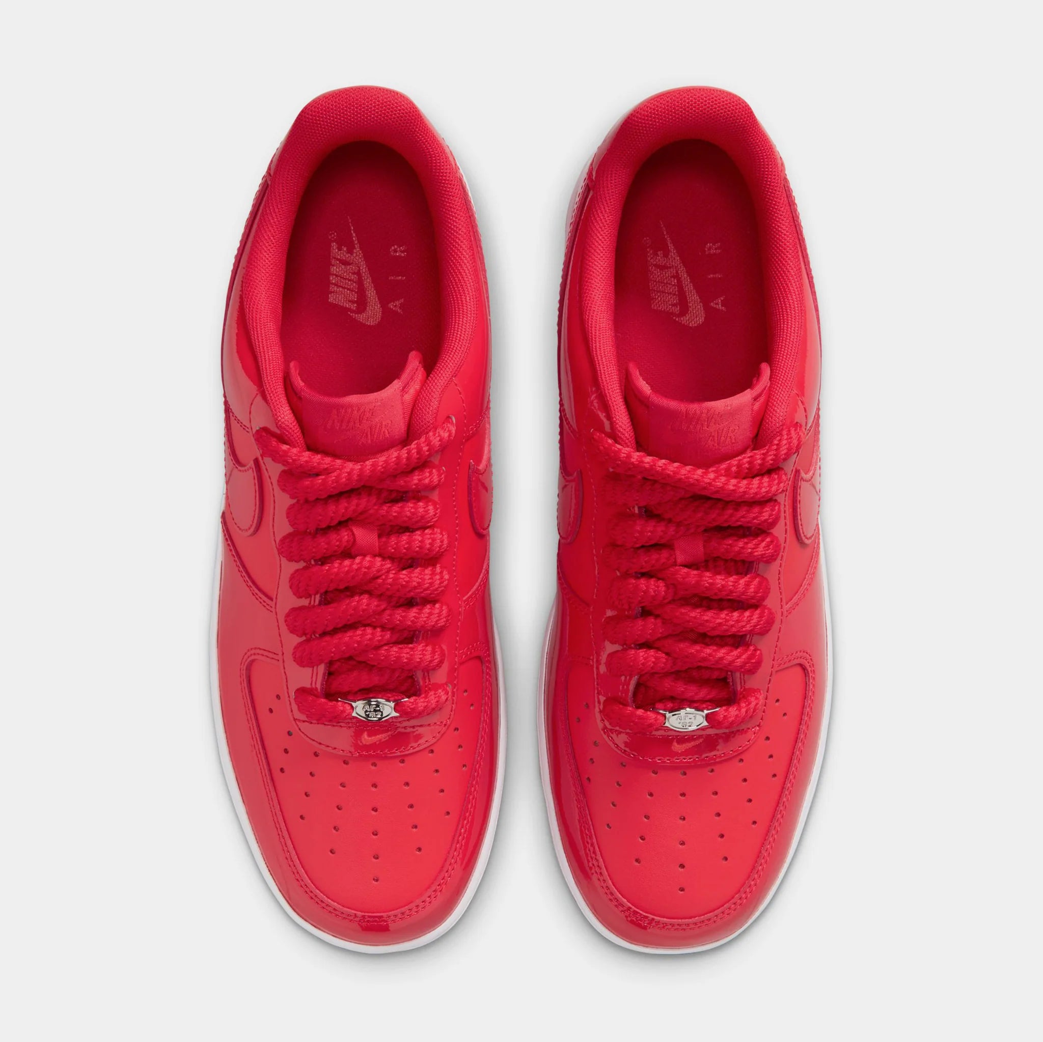 Nike Air Force 1`07 LV8 "University Red & White Light Crimson" Men's Sneakers