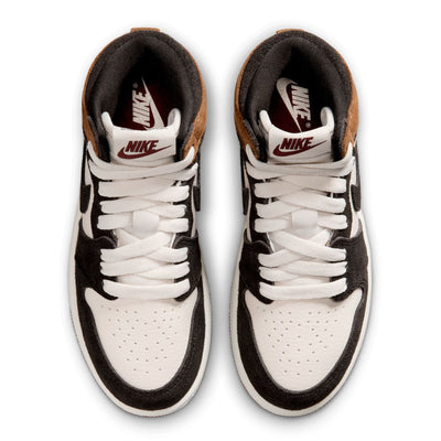 Air Jordan 1 Retro High OG Little Kid's Love Letter Shadow Brown/Shadow Brown-Soft Pearl-Light British Tan-Team Red FD1412-201