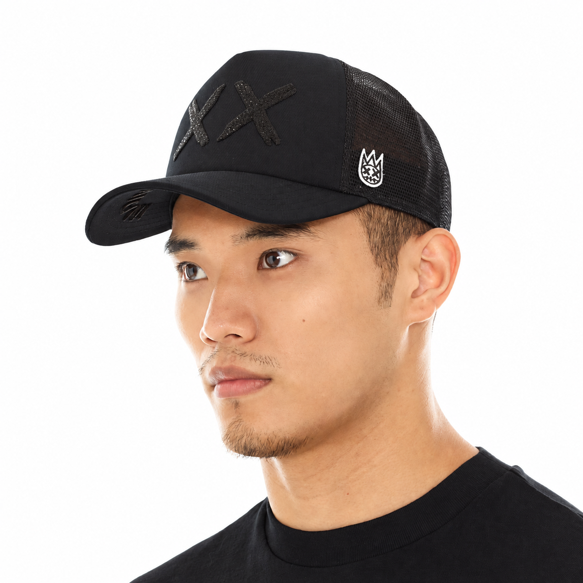 Cult of Individuality Trucker Hat XX Logo Black 626ac-ch82a-bkbk