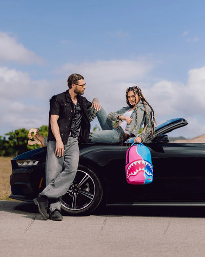 Sprayground Shark Central Zen Backpack - Pink & Blue