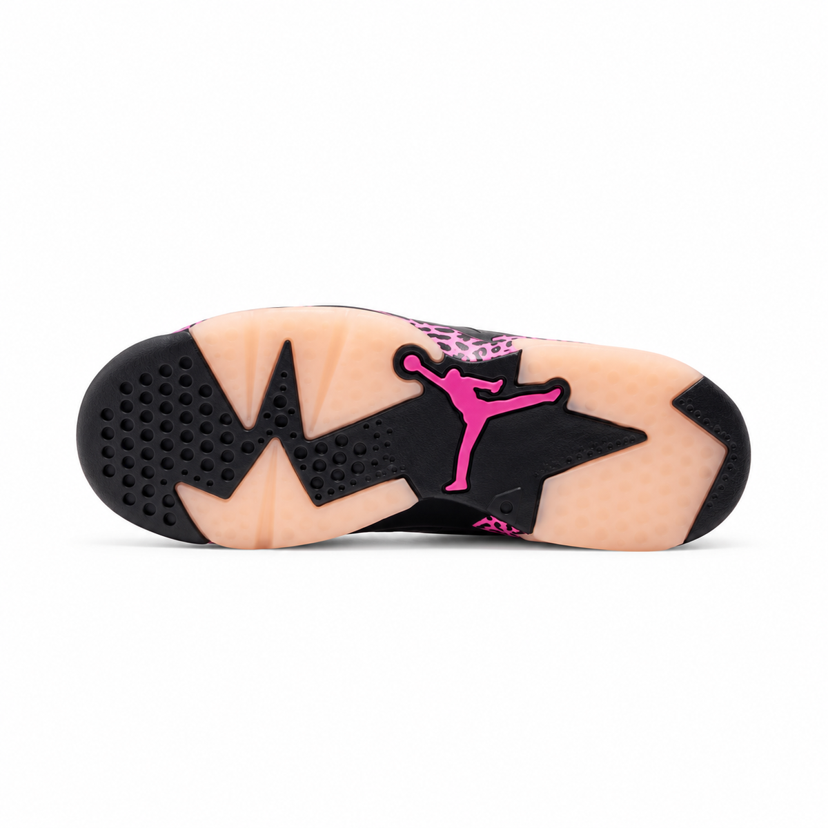 Big Kid's Air Jordan 6 Retro Low Black/White/Fierce Pink 768878-001