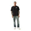 True Religion Men's Ricky Super T Straight Jean - Midnight warehouse dark wash