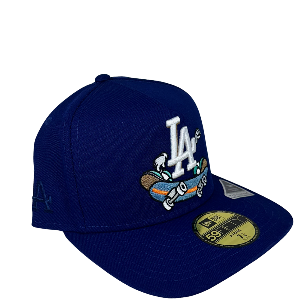 New Era LA Dodgers Cartoon 59FIFTY A-Frame Fitted Cap 1