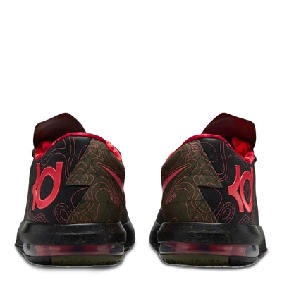 Men's Nike KD 6 Meteorology Black/Atomic Red-Medium Olive-Noble Red IM4409-001