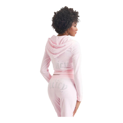 Juicy Couture Women's OG Big Bling Velour Hoodie 1