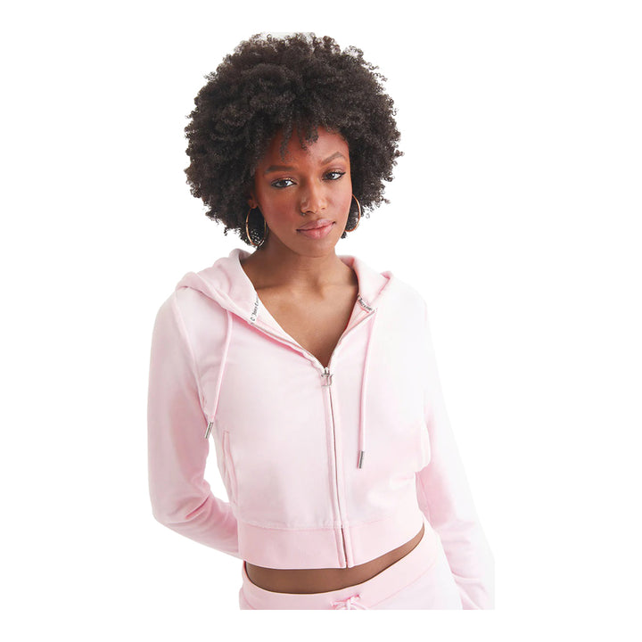 Juicy Couture Women's OG Big Bling Velour Hoodie 5