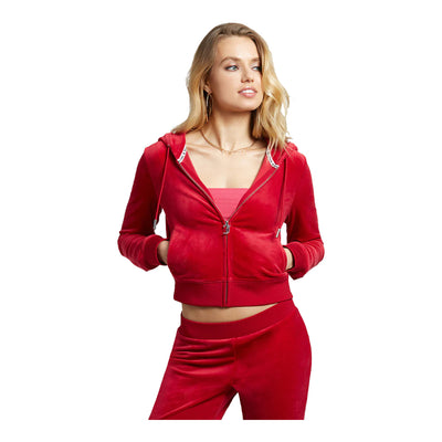Juicy Couture Women's OG Big Bling Velour Hoodie 2