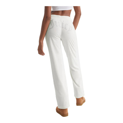 Juicy Couture Women's OG Big Bling Velour Track Pants 4