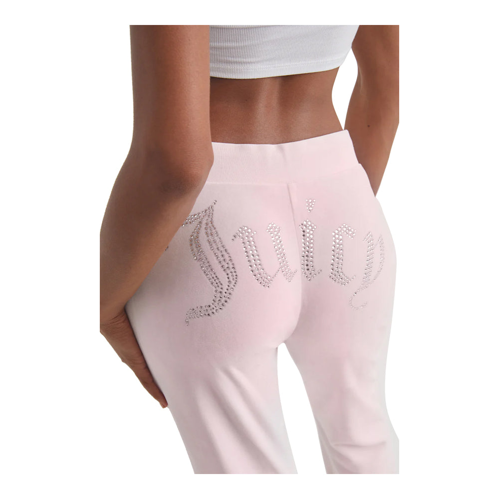 Juicy Couture Women's OG Big Bling Velour Track Pants 4