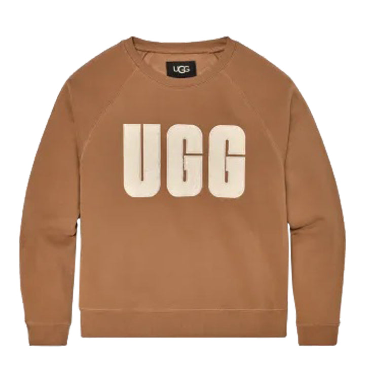 UGG Women's Madeline Fuzzy Logo Crewneck Top