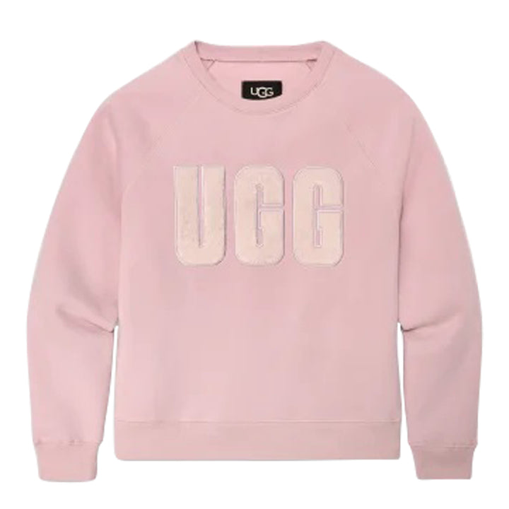 UGG Women's Madeline Fuzzy Logo Crewneck Top