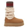 UGG Women's Classic Sweater Letter Boots