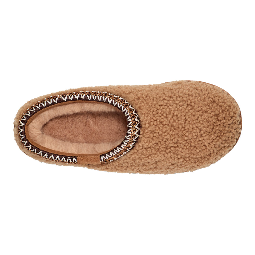 UGG Women's Tasman Maxi Curly Slippers - Chestnut 3