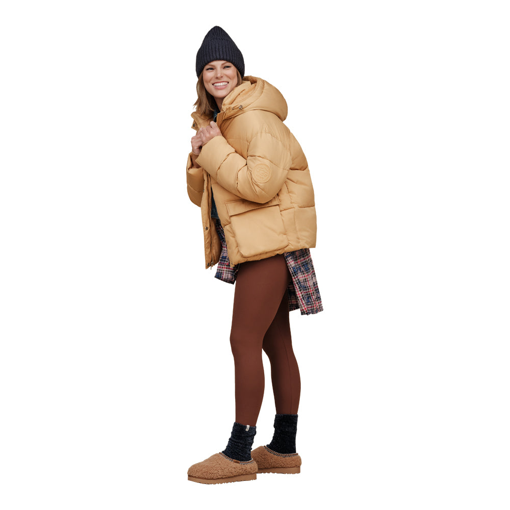 UGG Women's Tasman Maxi Curly Slippers - Chestnut 4